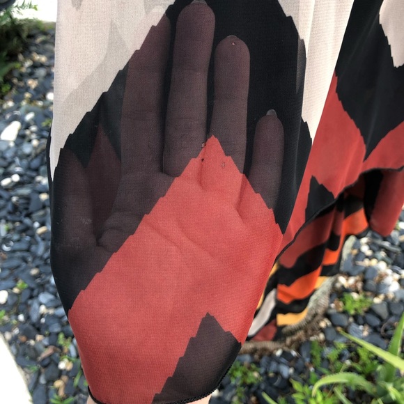 High/Low Chevron Dress - Picture 5 of 6